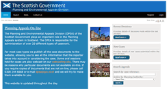 Desktop Screenshot of dpea.scotland.gov.uk